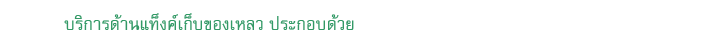บริการด้านแท็งค์ของเหลว ประกอบด้วย